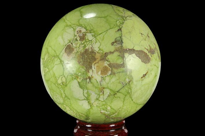 Bargain Polished Green Opal Sphere - Madagascar #95880